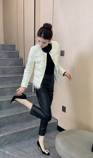 2025年冬季新款时尚百搭显瘦拼接棉服女款加厚保暖长款外套潮网红