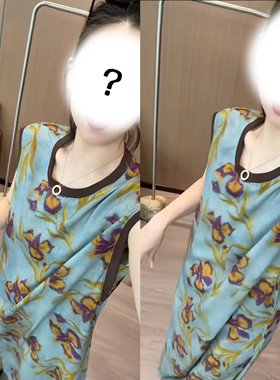 2026年夏季新款家居服睡裙宽松显瘦纯色圆领无袖连衣裙女高级感潮