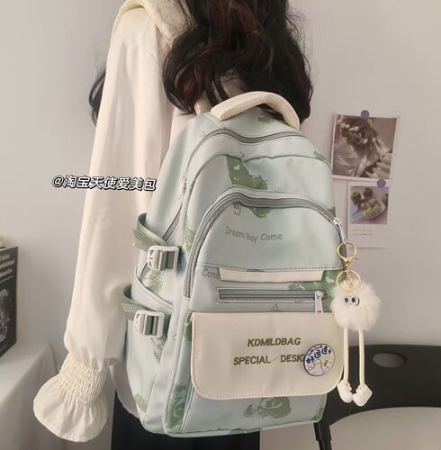 百搭多层小众设计感学生背包