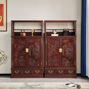 赞比亚紫檀竹节万历柜