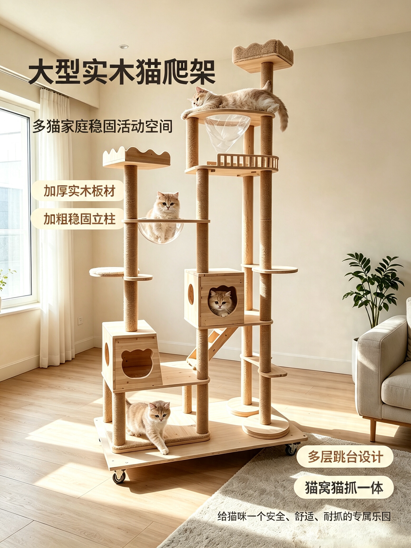 猫爬架源头工厂一件代发
