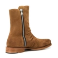 Brown Round Toe Crepe