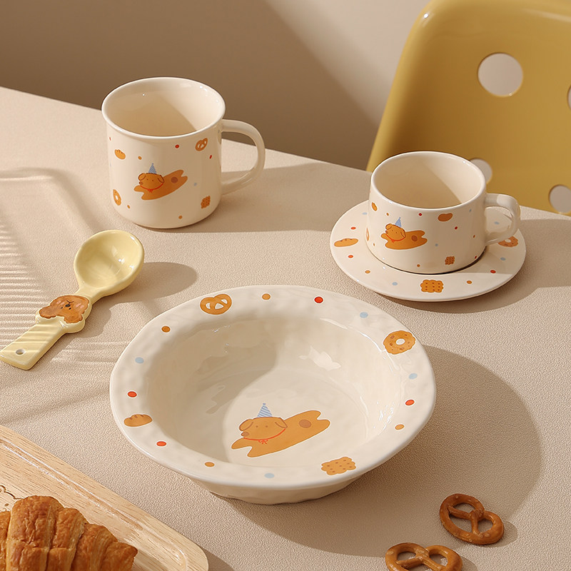 草帽盘子特别好看的咖啡杯碟