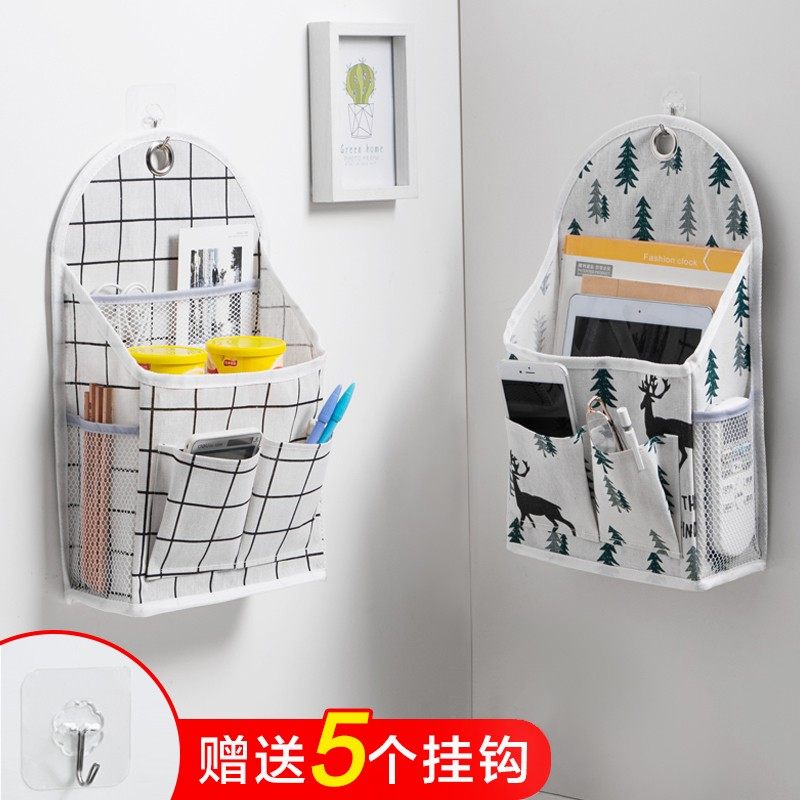 大学生宿舍门后挂袋女寝室多功能上铺收纳神器开学宿舍必备用品非