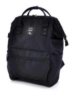 日本anello全黑款双肩包黑武士出口乐天离家出走背包登山包电脑包