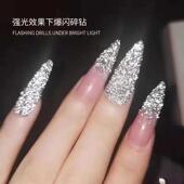 网红款 美甲爆闪碎钻粉2026年新款 反光微钻细闪极光璀璨指甲钻饰品