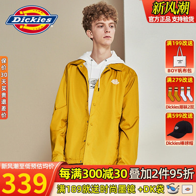 【商场同款】Dickieslogo印花多口袋夹克2024夏季新品薄外套9424Y