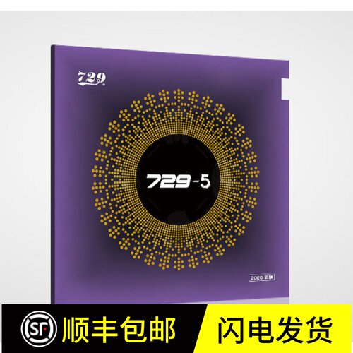 友谊729 729-5 纵横快攻弧圈型乒乓球拍胶皮反胶套胶 - 封面