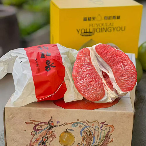 福来柚有机三红柚脆甜多汁水果