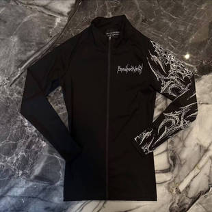 跨境Breathedivinity 2025男运动速干紧身衣健身拉链外套弹力