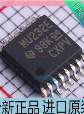 SN65C3232EPWR??SN65C3232E 丝印MU232E 贴片TSSOP16 进口原装