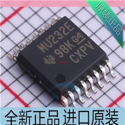 SN65C3232EPWR??SN65C3232E 丝印MU232E 贴片TSSOP16 进口原装