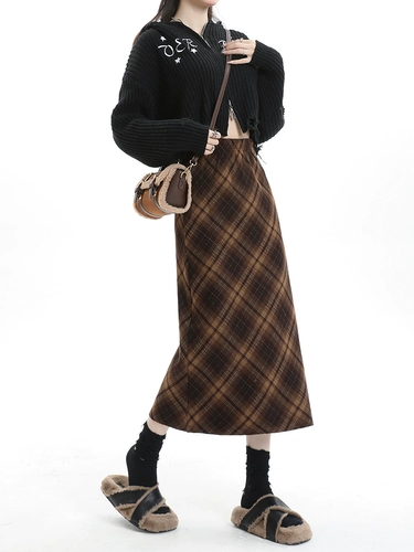 Ретро длинная летняя длинная юбка, высокая талия, А-силуэт, средней длины