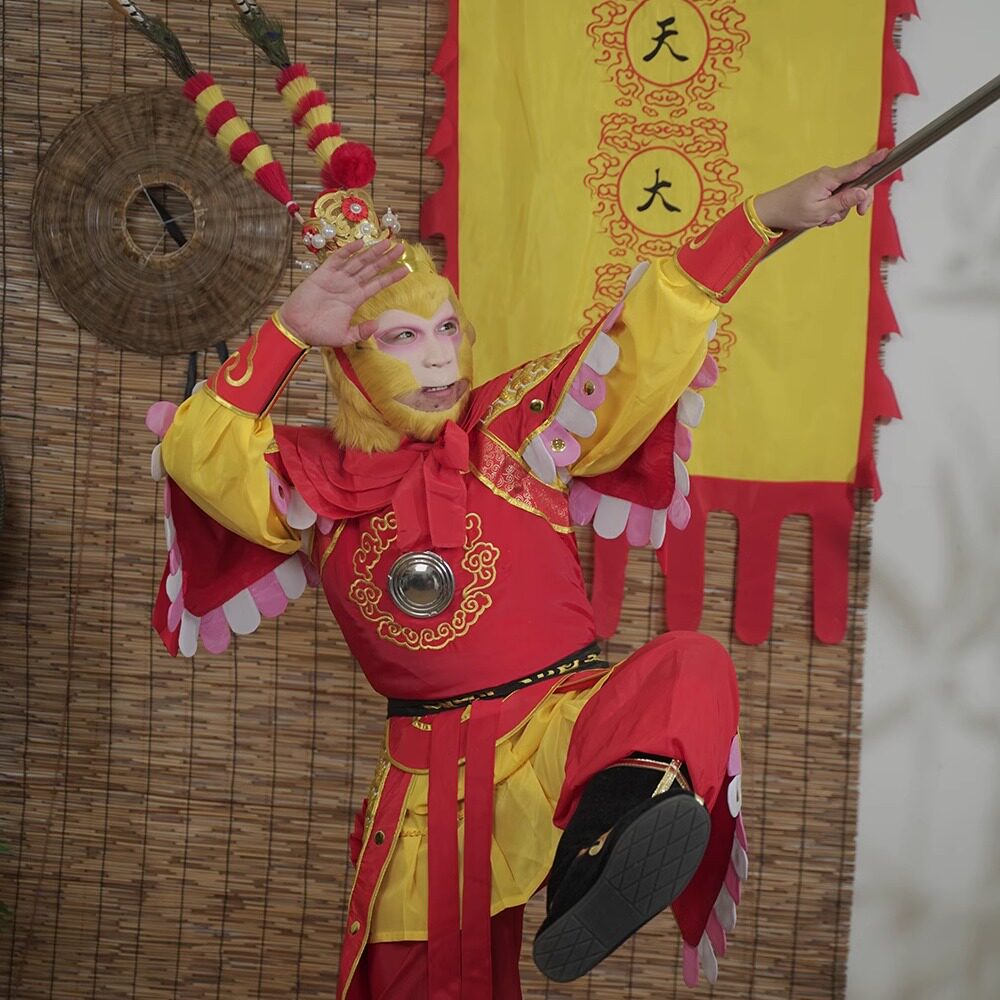 龙年新款【大闹天宫款】表演服孙悟空的衣服齐天大圣演出服装