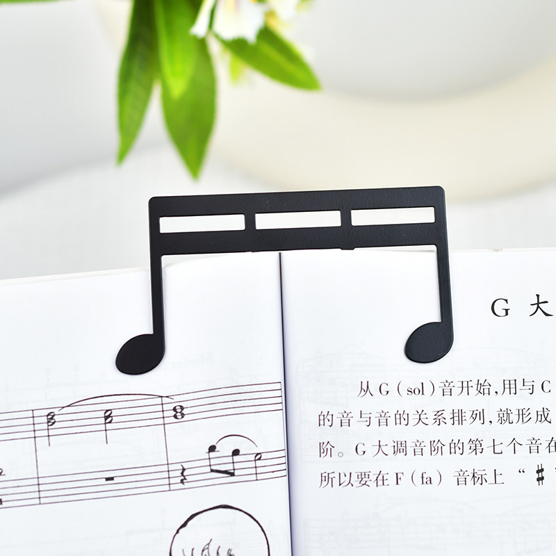 钢琴谱夹子分页书夹乐谱固定夹M型谱夹曲谱琴谱手账书册夹书签