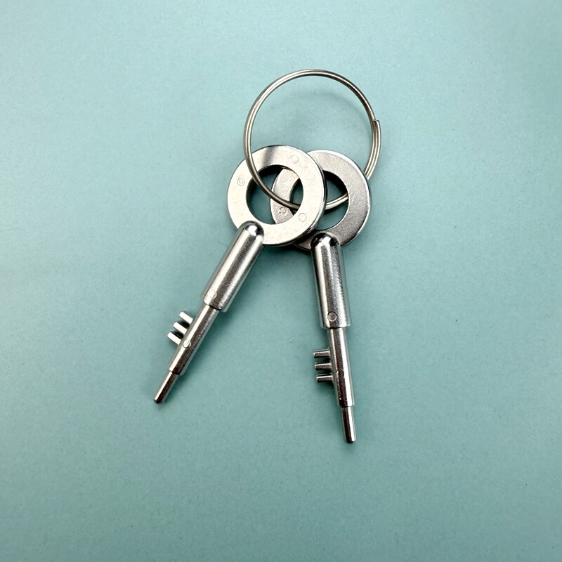 三齿钥匙五金配件钥匙胚