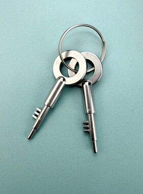 三齿钥匙五金配件钥匙胚