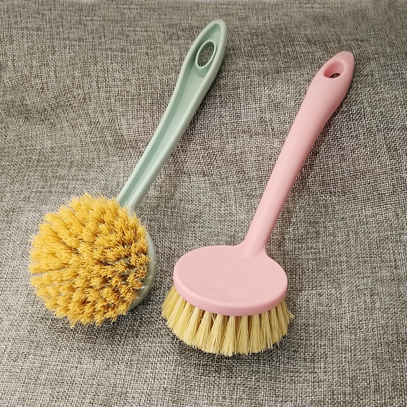 2个装长柄椰棕洗锅刷子不粘油家用厨房清洁刷锅不粘锅专用铁锅刷