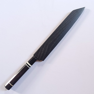 白蜡木喷黑漆刀鞘牛刀柳刃先丸切付木鞘磁吸木刀套多款保护木刀鞘