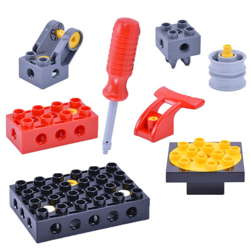 大颗粒教具百变手拧diy补充积木