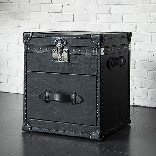 客厅储物柜子边几中古风