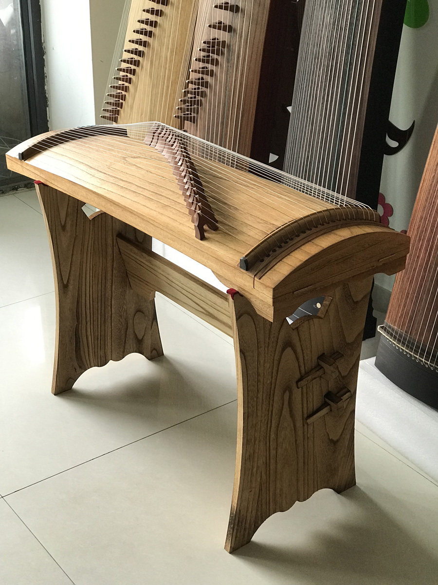 实木古筝架子纯桐木琴架 半筝架子 便携式筝架子 H型小筝大筝通用