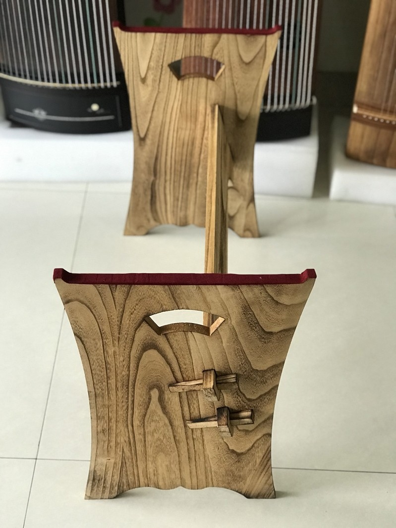 实木古筝架子纯桐木琴架 半筝架子 便携式筝架子 H型小筝大筝通用