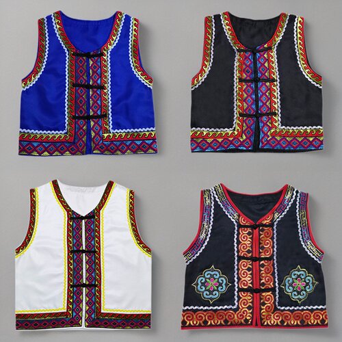 少数民族儿童研学三月三马甲