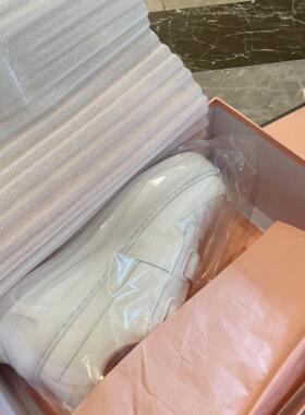 渠道牛货Ac 24ss 全新厚底休闲魔术贴笑脸小白鞋