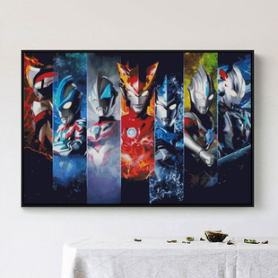 奥特曼特辑 十字绣2025新款 线绣客厅卧室赛罗奥特曼男 JJ1120