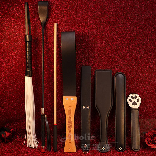 沉迷者 皮鞭SP工具套装小皮鞭皮拍子戒尺马鞭散鞭戒尺小圈实践