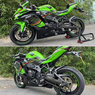 川崎ZX-4RR改装后摇臂 加长下导流罩 天蝎碳纤维挡泥板 外壳