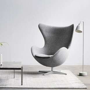 北欧单人沙发椅现代艺术设计鸡蛋椅休闲egg chair书房办公电脑椅