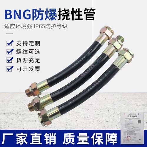 防爆挠性连接管穿线管橡胶管BNG