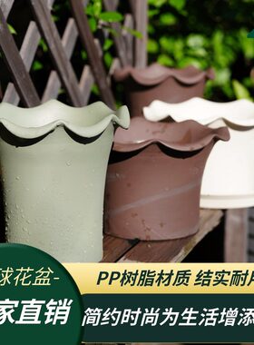 HUANQIU/环球露苏尔花盆多肉桌面绿植塑料花盆默认开孔