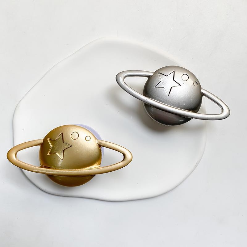 背贴电镀气囊金属星球创意桌面伸缩支架支撑欧美可稳固手机ins风