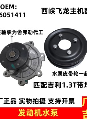 适用吉利远景X6帝豪GS帝豪GL新帝豪远景S1发动机循环水泵散热水泵