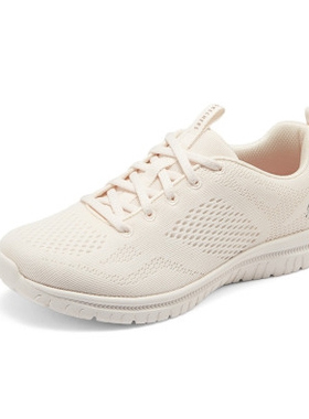 skechers斯凯奇女鞋透气网面鞋耐磨软底健步鞋休闲鞋运动鞋104430
