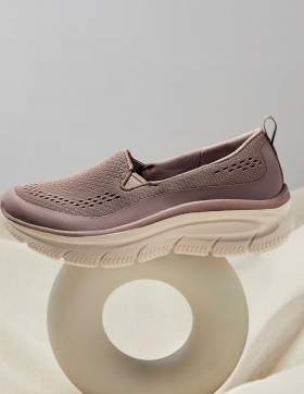 skechers斯凯奇女鞋透气网面一脚蹬懒人鞋运动休闲鞋健步鞋158579