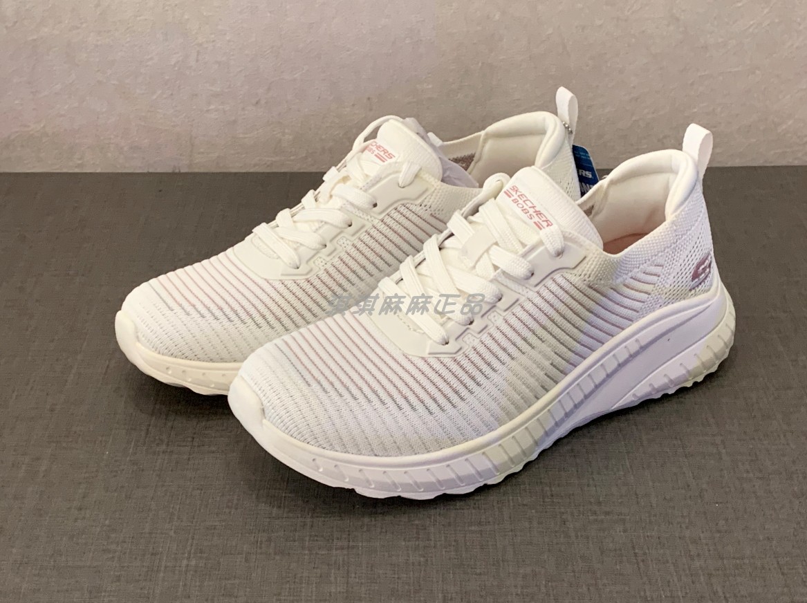 skechers斯凯奇舒适系带网面健步鞋女运动鞋女休闲鞋女鞋117207