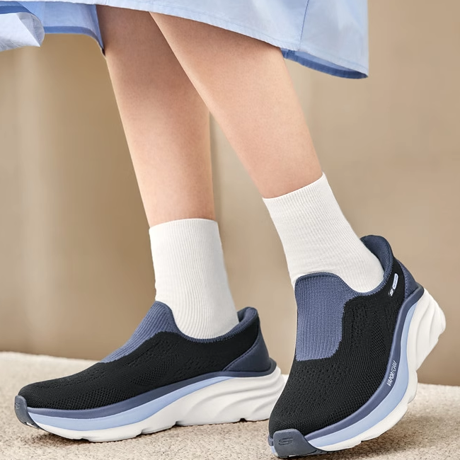 skechers斯凯奇slip-in闪穿鞋女鞋一脚蹬运动休闲鞋健步鞋150586