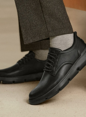 skechers斯凯奇Slip ins闪穿鞋25年男鞋商务休闲鞋舒适皮鞋205353