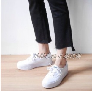 KEDS 厚底松糕鞋 小白鞋 增高鞋 郑秀晶同款 休闲鞋 (WF49948)