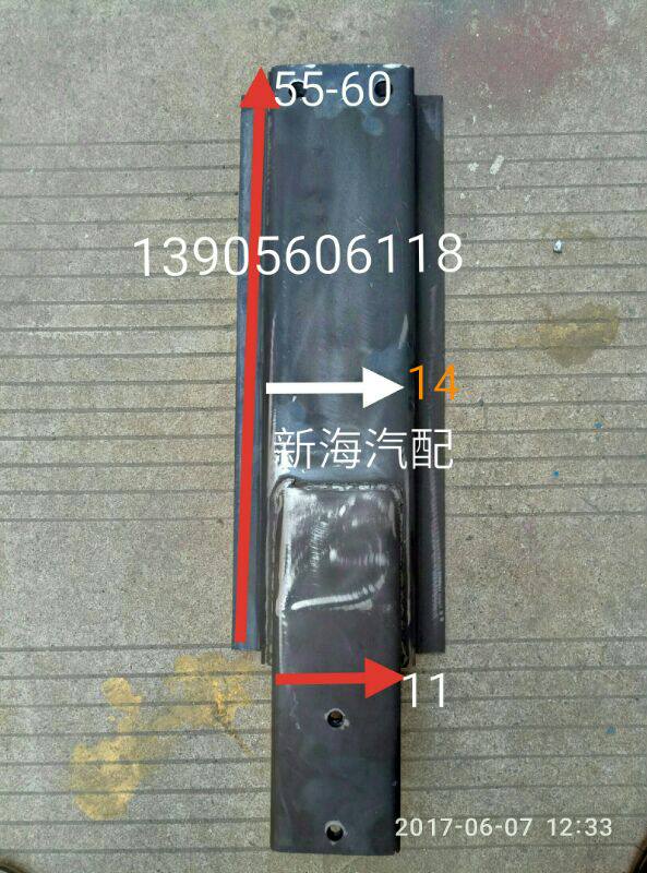 JAC江淮汽车轻卡货车配件 威铃威铃2车厢板中间站柱 栏板站柱