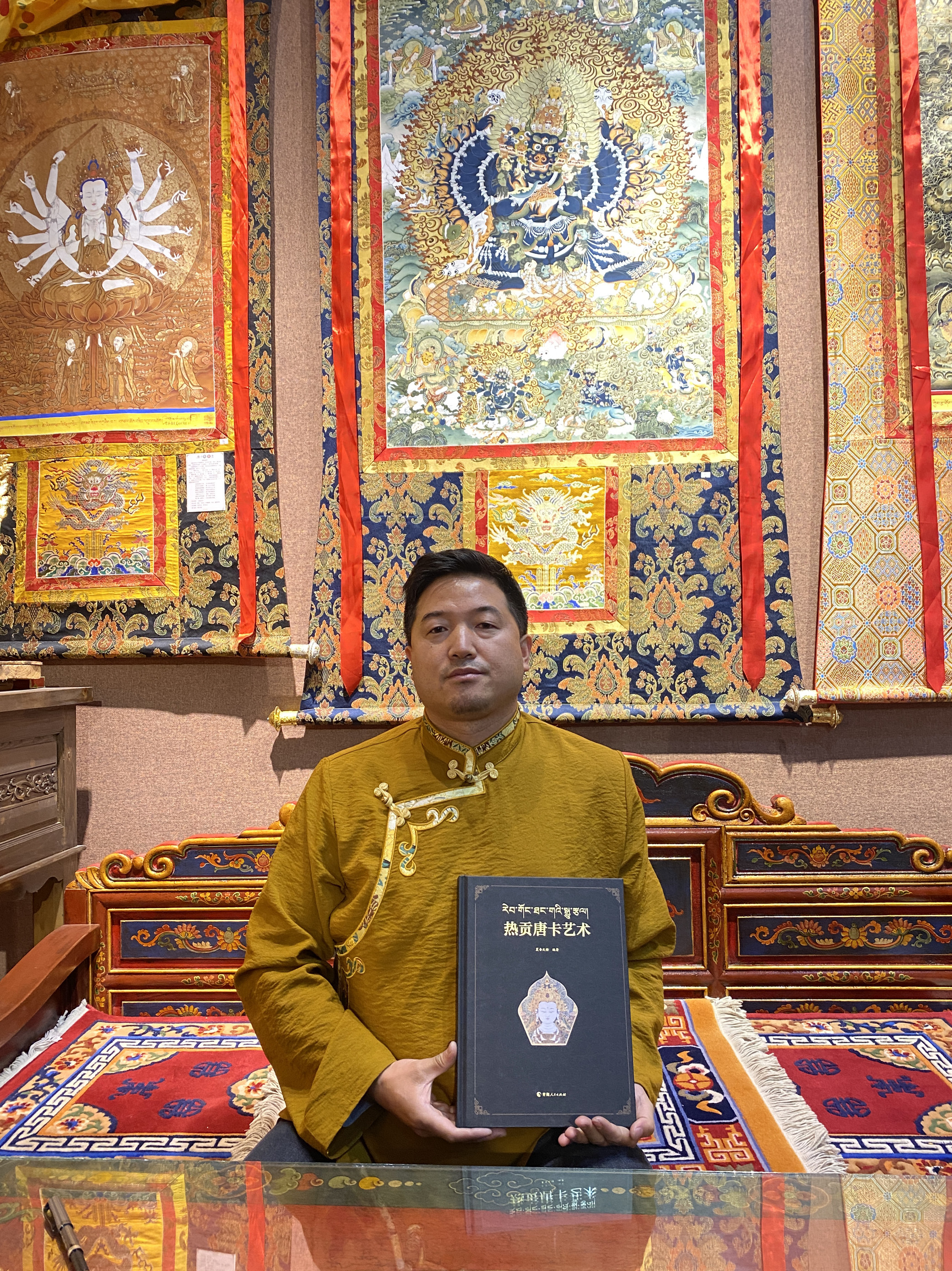 青海热贡唐卡艺术夏吾尖措大师书籍收藏版零基础学习了解西藏唐卡