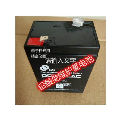 GS PORTALAC蓄电池PE6V4.5 电子秤 进口设备 仪器仪表6V4.5AH原装