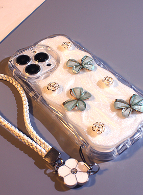 立体花朵蝴蝶适用oppoReno12pro手机壳Reno11/10/9/8/7/6/5/4/3高级感简约a97/a96/a92s/a72全包防摔硅胶软壳