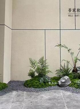 假山丘场景定制  仿真绿植花艺景观 永生苔藓软装DIY空间设计