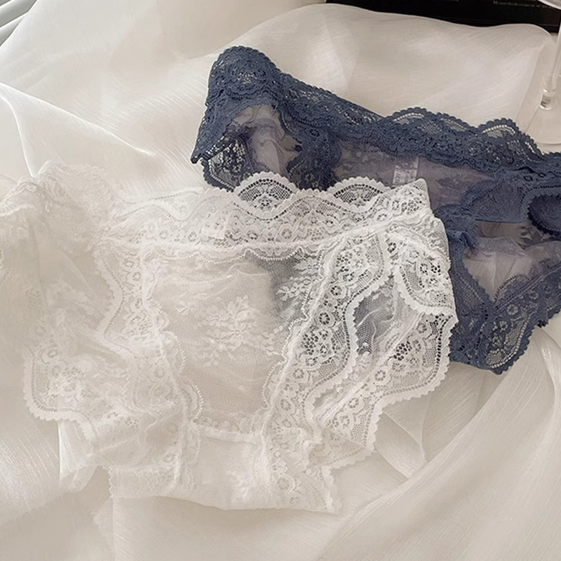 法式蕾丝内裤女生网纱纯欲舒适