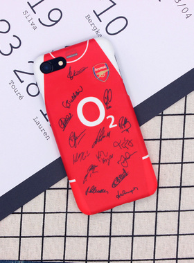 0304阿森纳全签名款适用iphone11PROXSMAX786splus手机壳温格亨利
